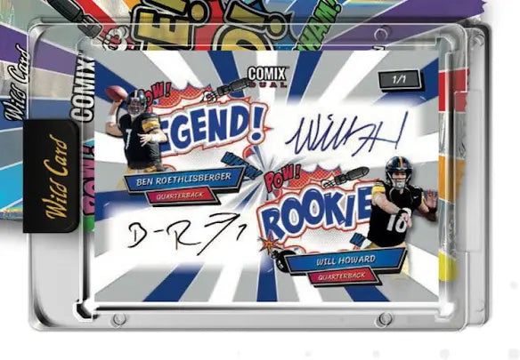 2025 Wild Card Comix Rookie & Legend Football Hobby Box (9/17)