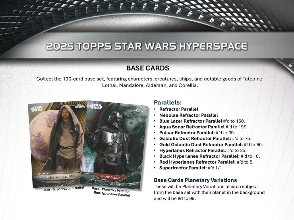 2025 Topps Star Wars Hyperspace Hobby Box