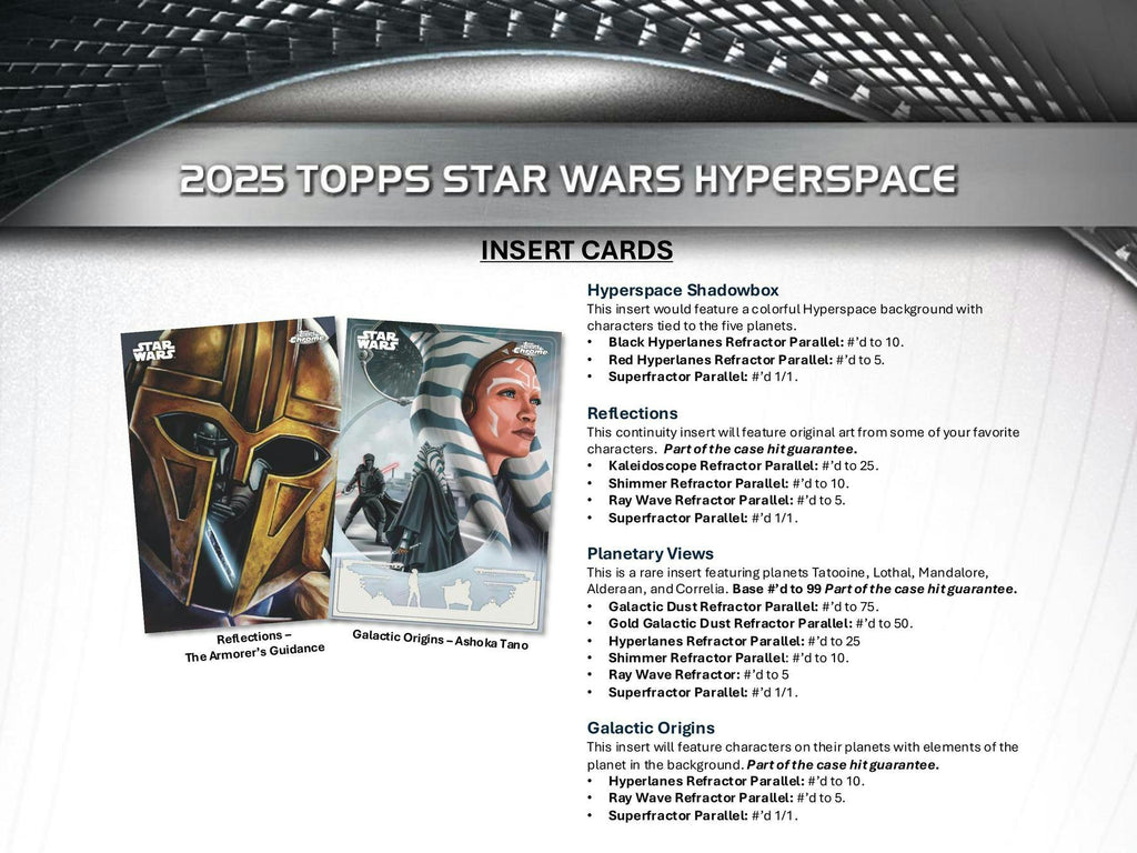 2025 Topps Star Wars Hyperspace Hobby Box