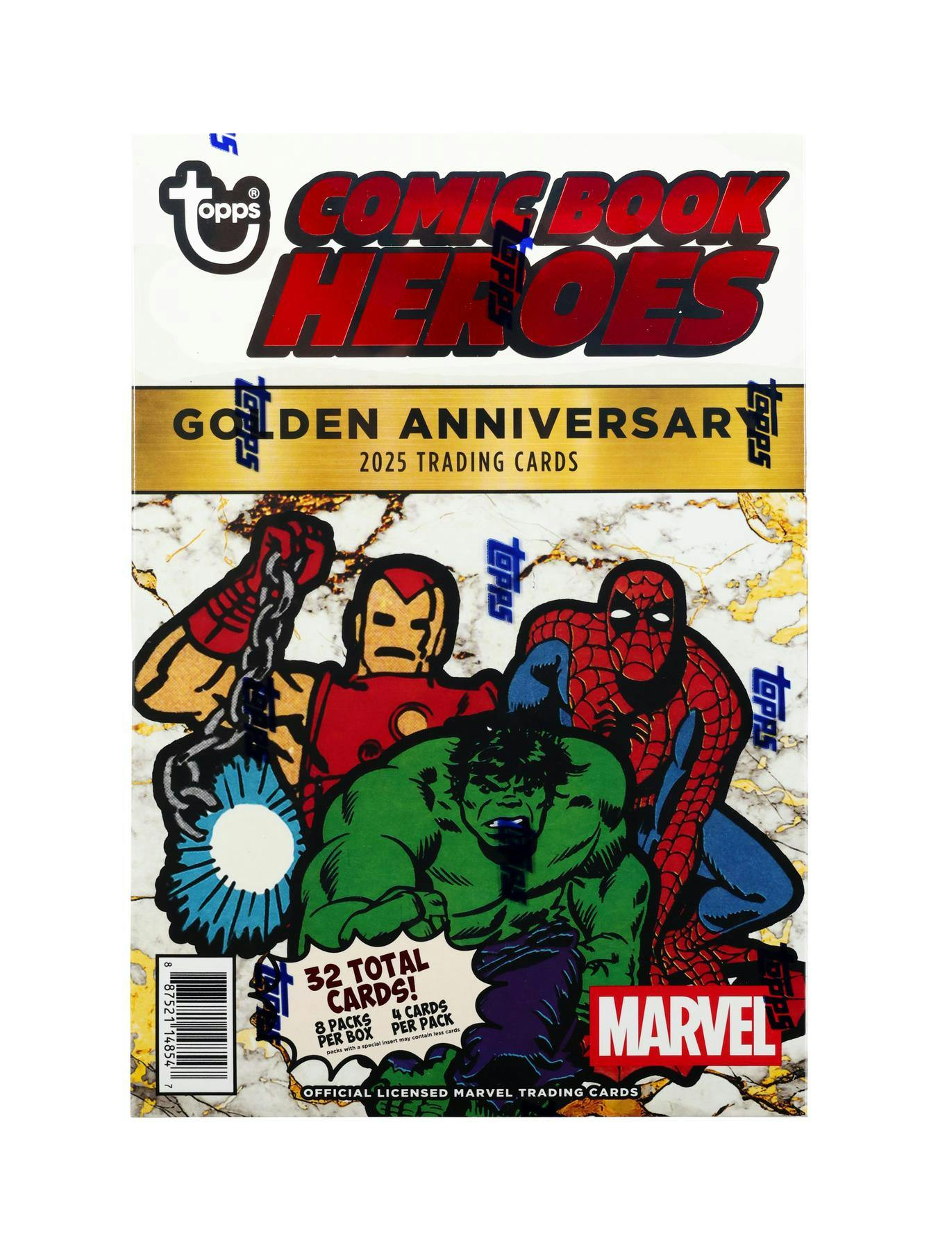 2025 Topps Marvel Comic Book Heroes 1975 Golden Anniversary Hobby Box