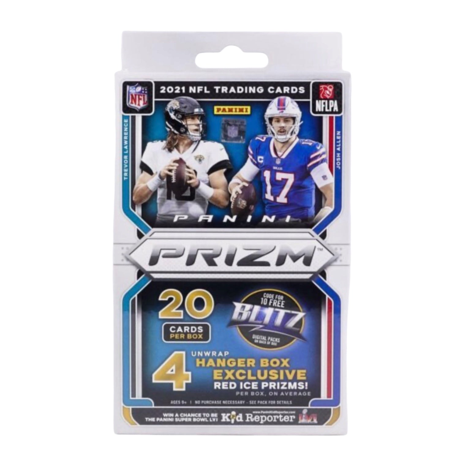 2021 Panini Prizm Football Hanger Box (Red Ice Prizms!)