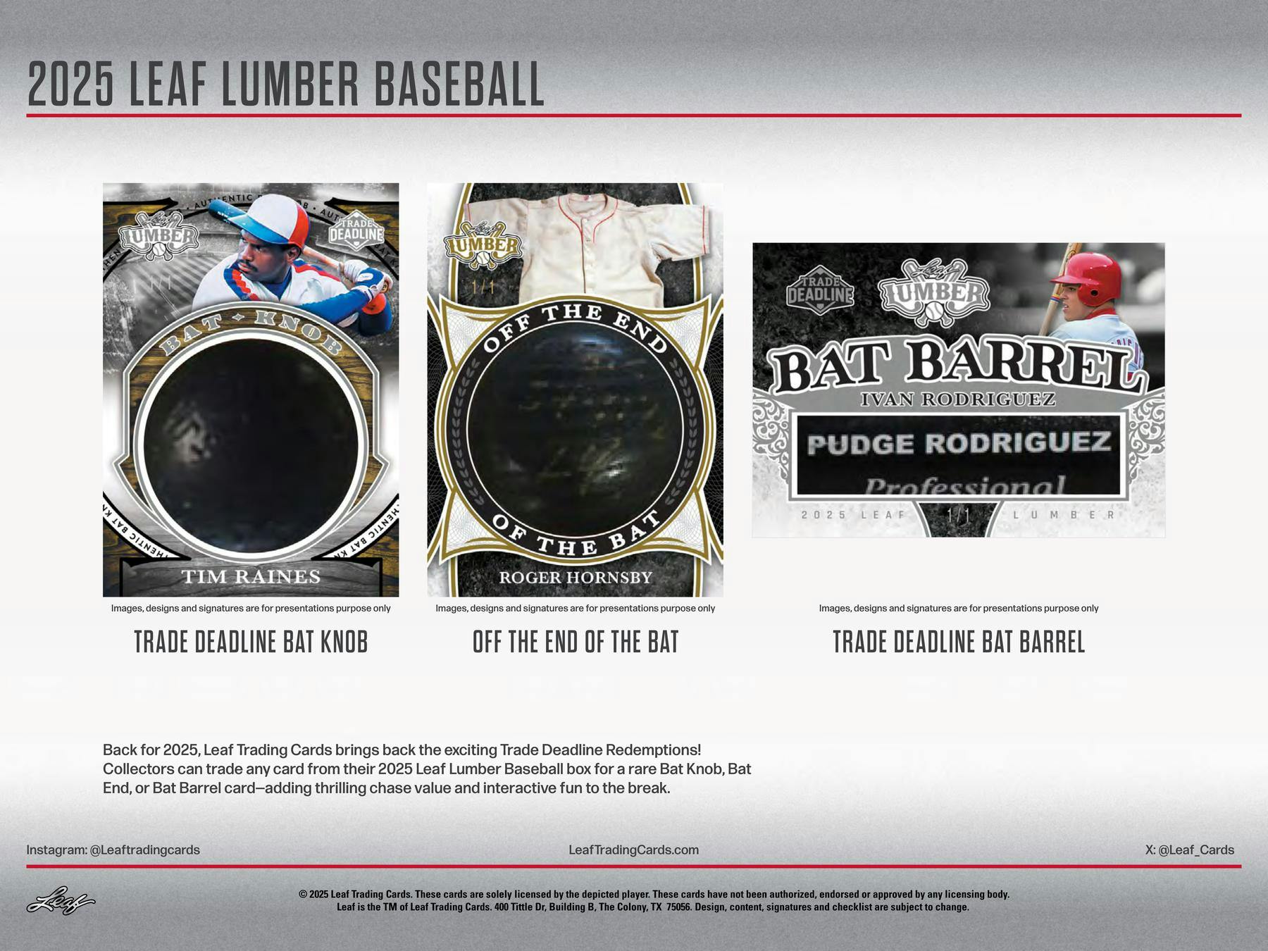 2025 Leaf Lumber Baseball Hobby Box (12/26/25)