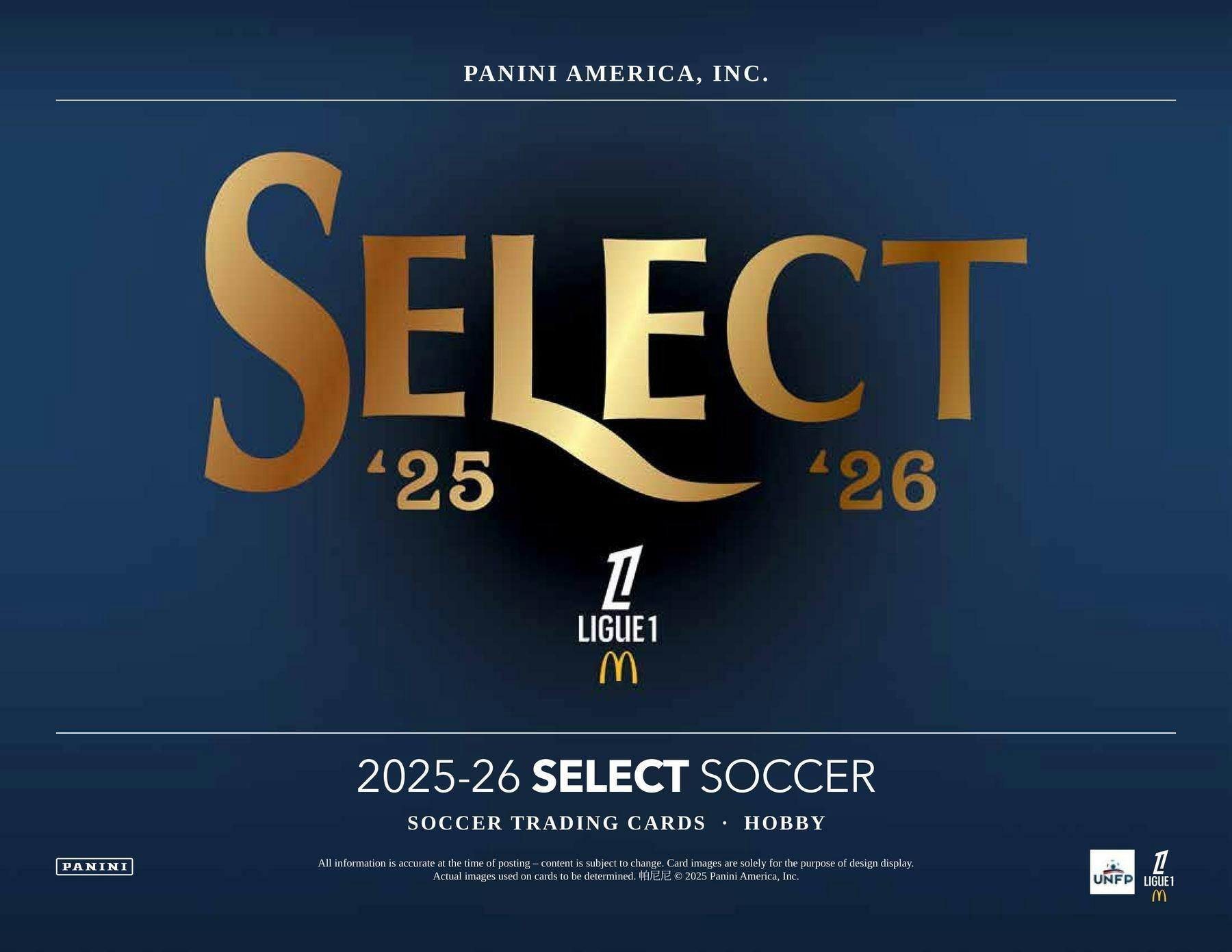 2025-26 Panini Select Ligue 1 Soccer H2 Box