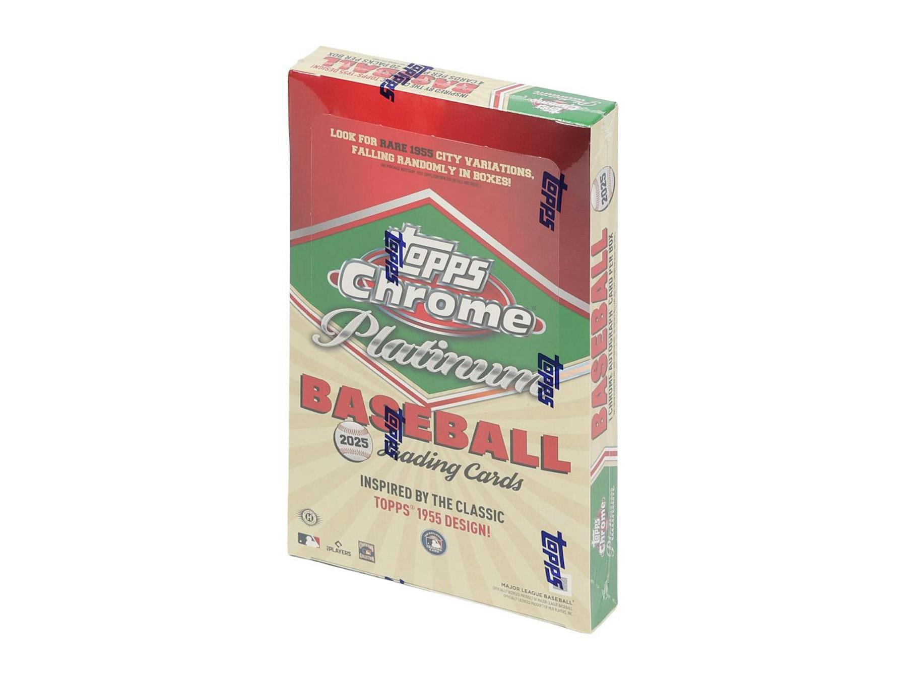 2025 Topps Chrome Platinum '55 Baseball Hobby 12-Box Case