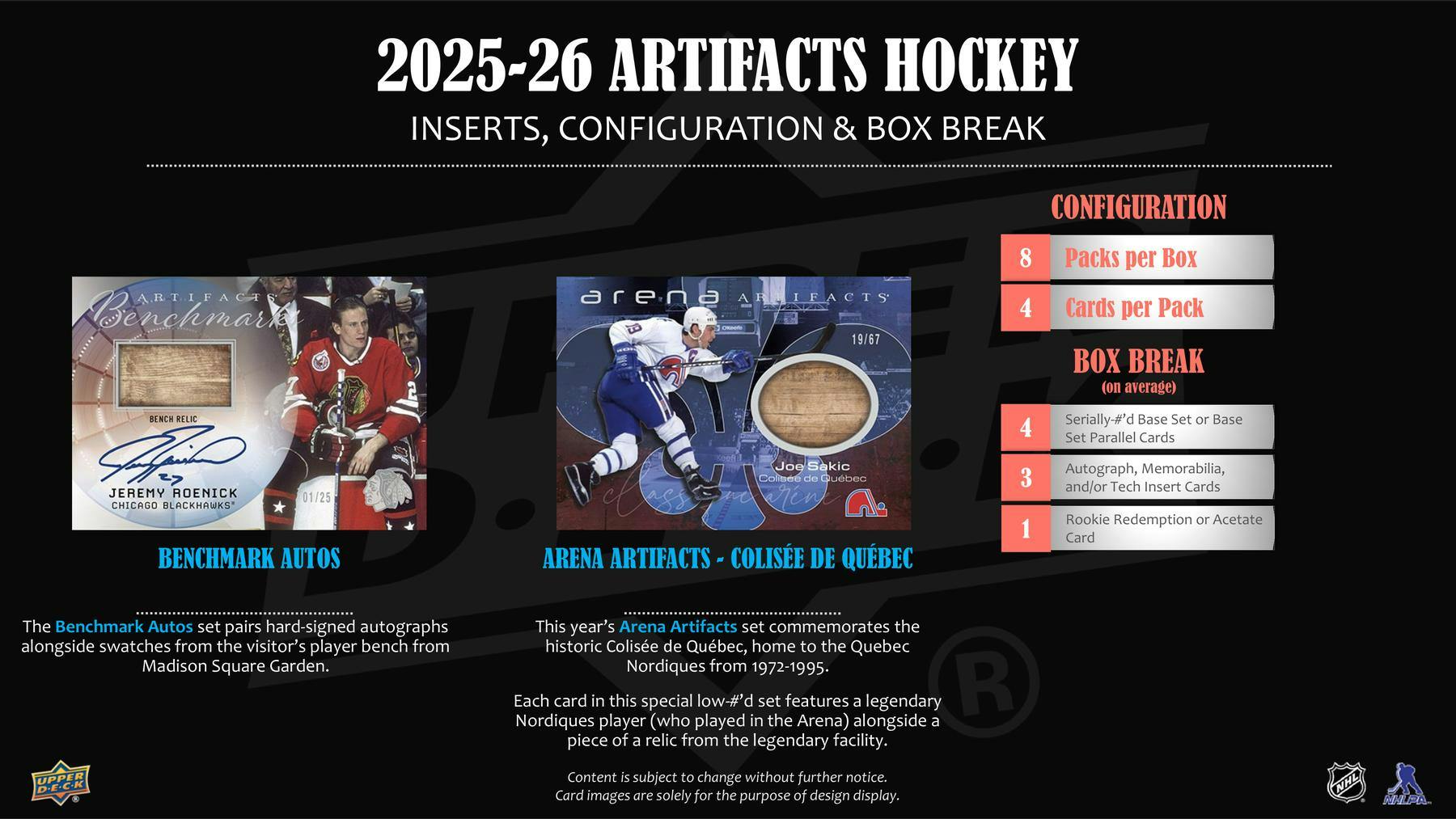 2025-26 Upper Deck Artifacts Hockey Hobby Box (9/24)