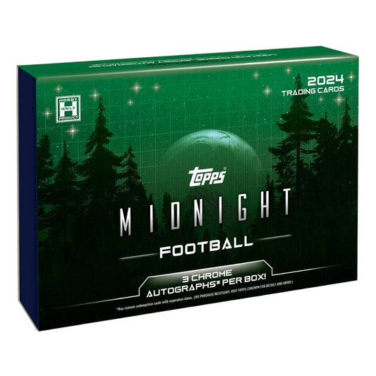 2024 Topps Midnight Football Hobby Box (5/30)