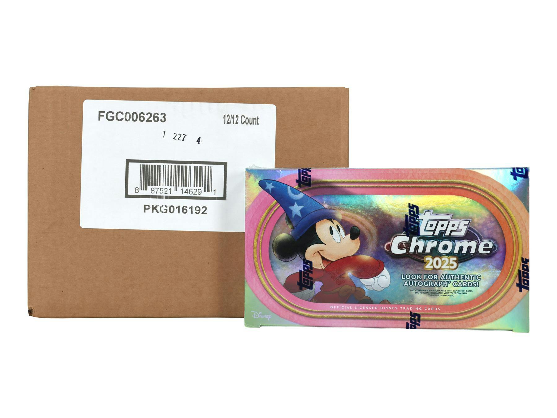 2025 Topps Disney Chrome Hobby 12-Box Case