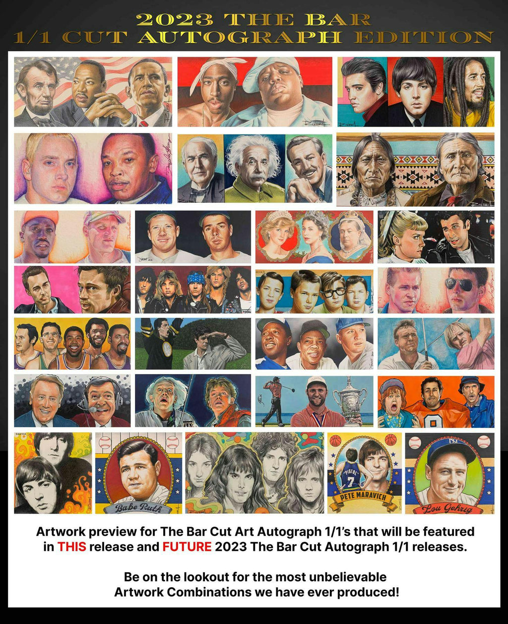 2023 Keepsake The Bar 1/1 Cut Autograph Edition #BAR47 Andy Warhol Auto – BGS 9.5 Slabbed (5x7 Silver Bar Artwork)