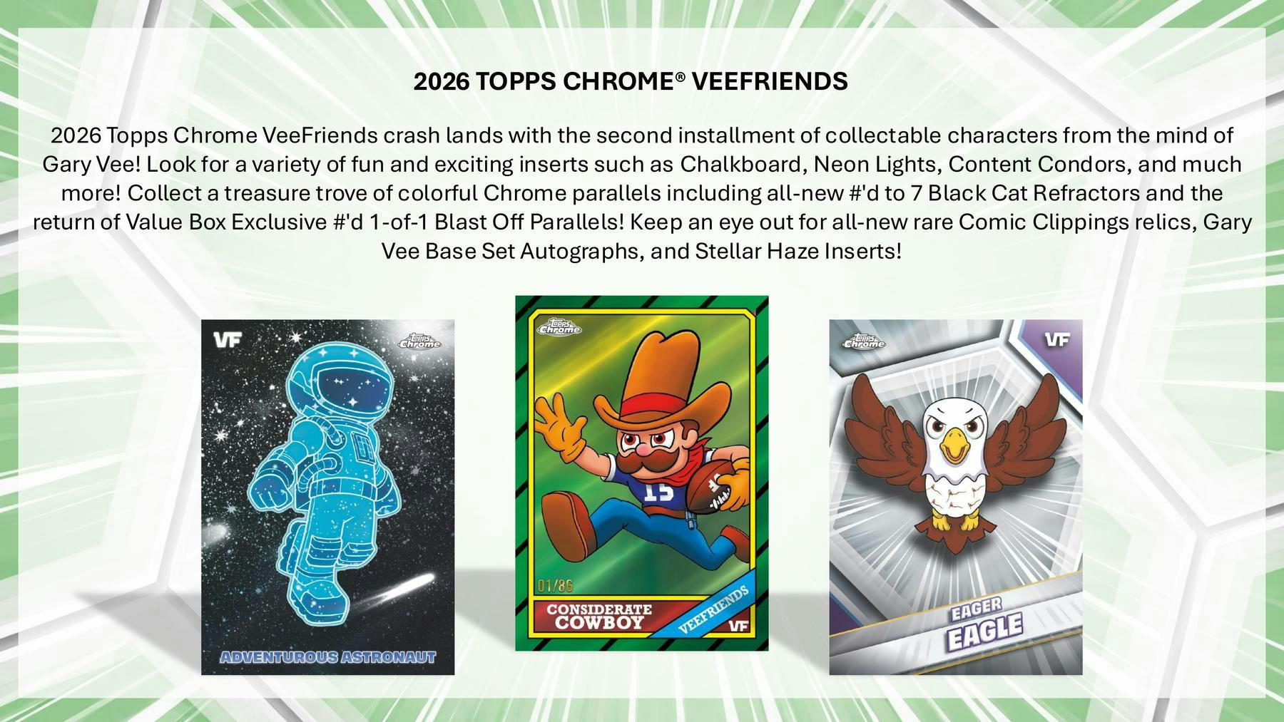 2026 Topps VeeFriends Chrome Blaster Box (Presell 6/10)
