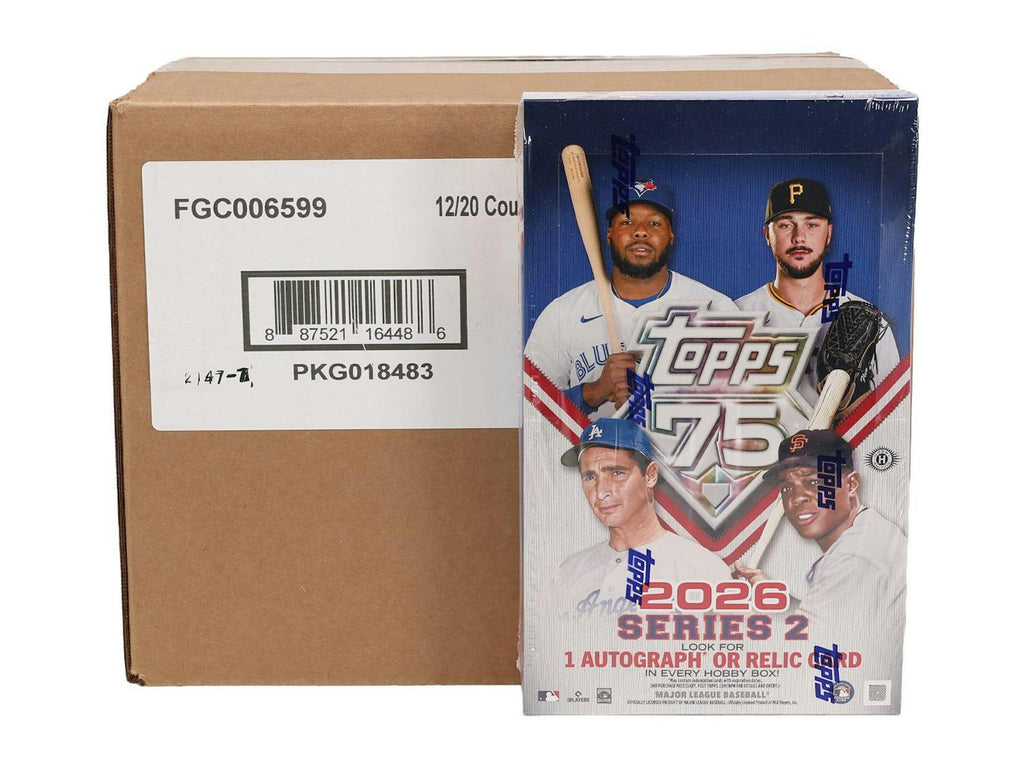 2026 Topps Series 2 Baseball Hobby 12-Box Case (Presell 6/10)