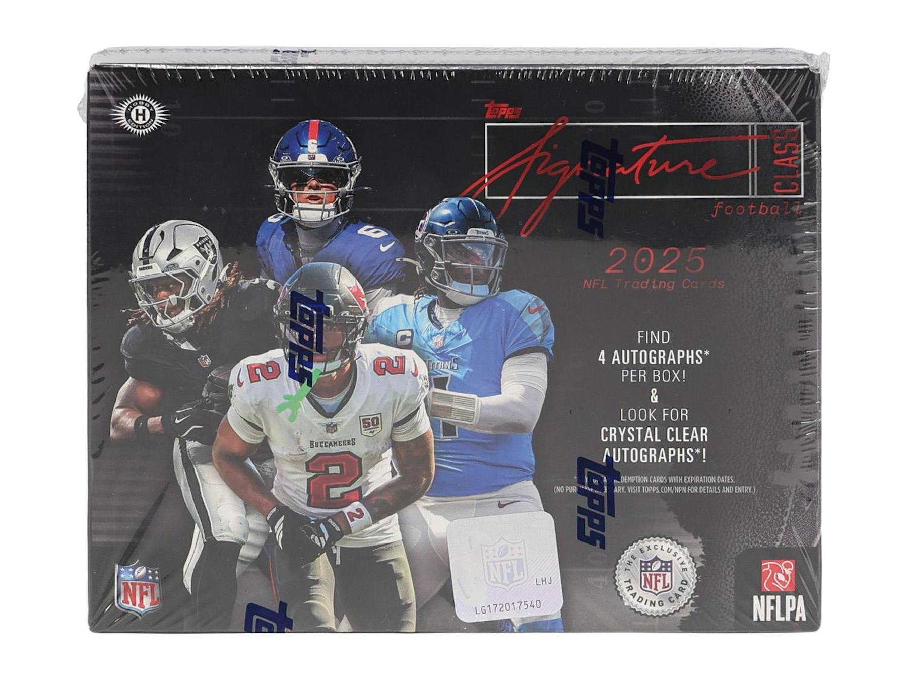 2025 Topps Signature Class Football Hobby Jumbo Box (6/5)