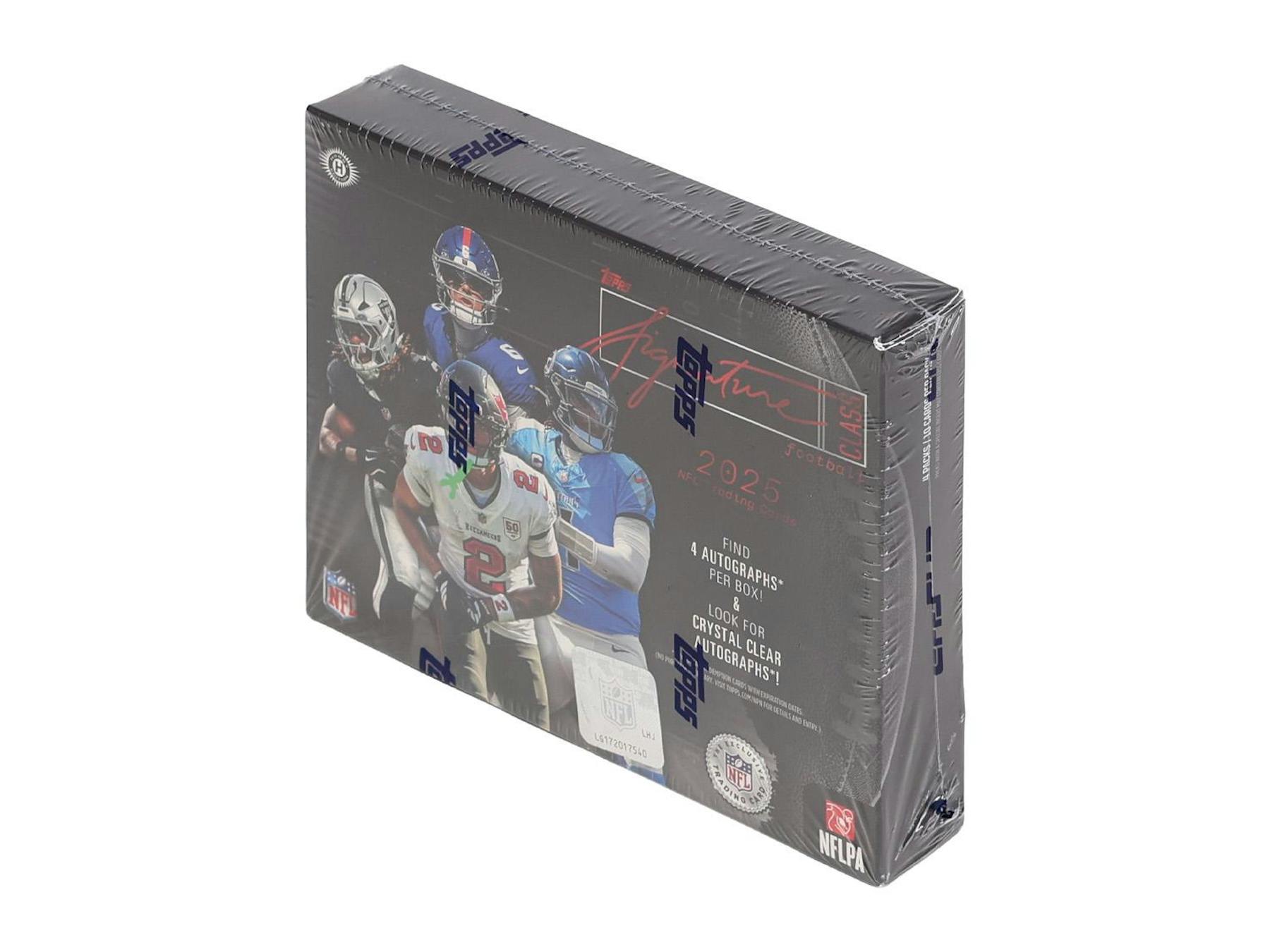 2025 Topps Signature Class Football Hobby Jumbo Box (6/5)