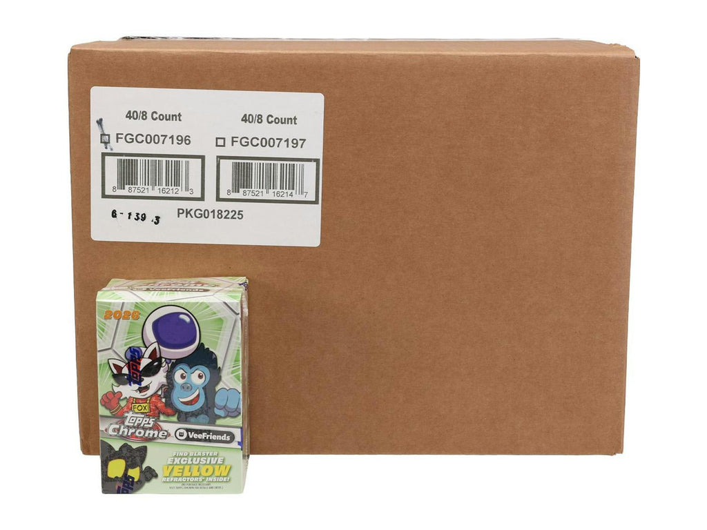 2026 Topps VeeFriends Chrome Blaster 40-Box Case (Presell 6/10)