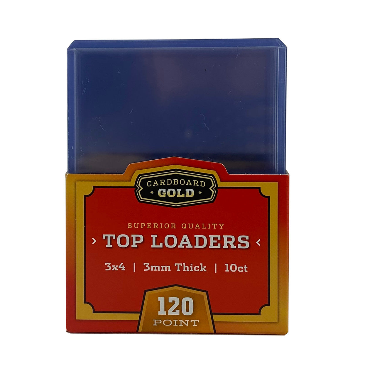 CBG Top Loaders for 120pt Thick Trading Cards (10ct Pack)
