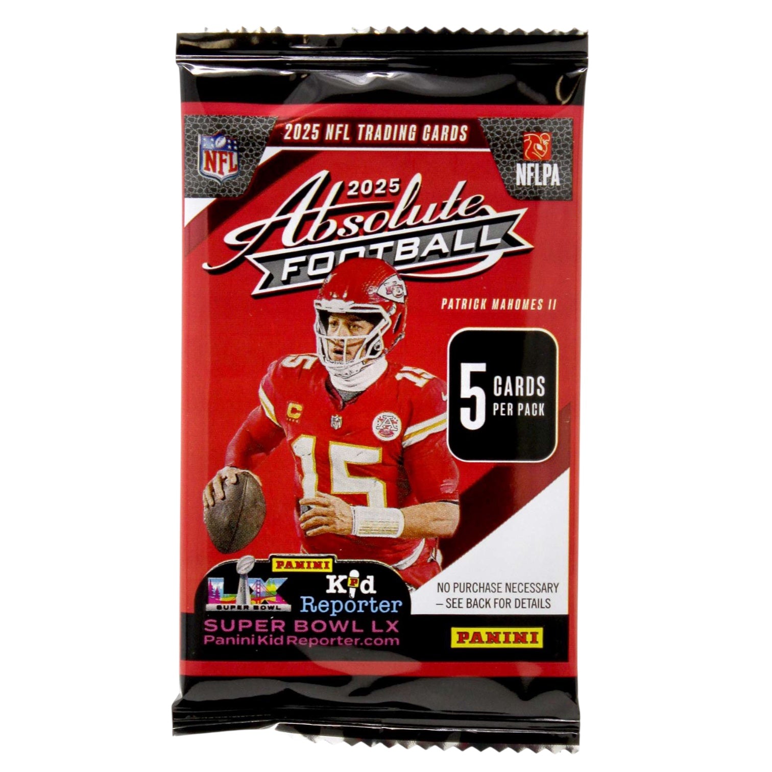 2025 Panini Absolute Football NFL Trading Card Pack (5 Cards)