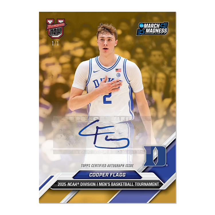 Bowman U NOW® NCAA March Madness 2025 Basketball On-Demand Set (PR: /10850)