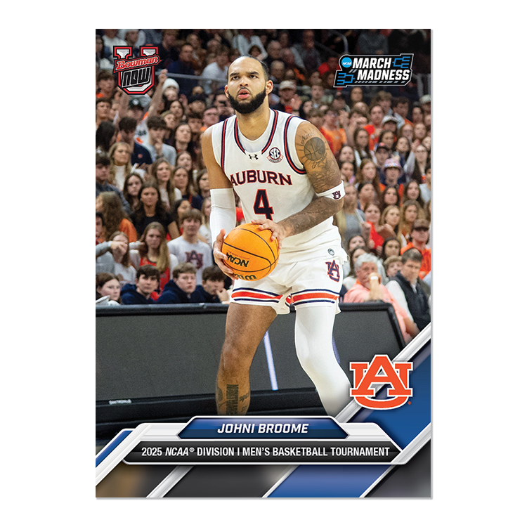 Bowman U NOW® NCAA March Madness 2025 Basketball On-Demand Set (PR: /10850)