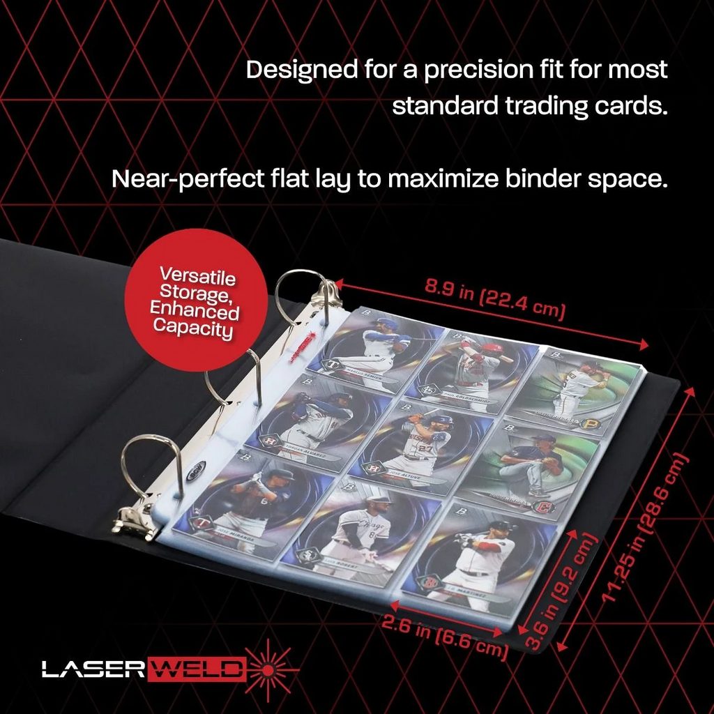 BCW LaserWeld® 9-Pocket Page (100ct Box)