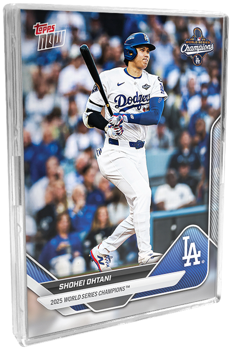 2025 World Series Champions - Los Angeles Dodgers - MLB Topps NOW® 15-Card Team Set (PR: 118,459)