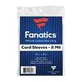 Fanatics Soft Sleeves for Standard Cards (2-5/8”x3-5/8”) (500ct Pack) 20 Packs/Case (10,000 total sleeves)