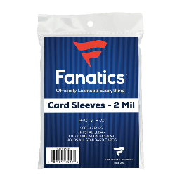 Fanatics Soft Sleeves for Standard Cards (2-5/8”x3-5/8”) (500ct Pack)