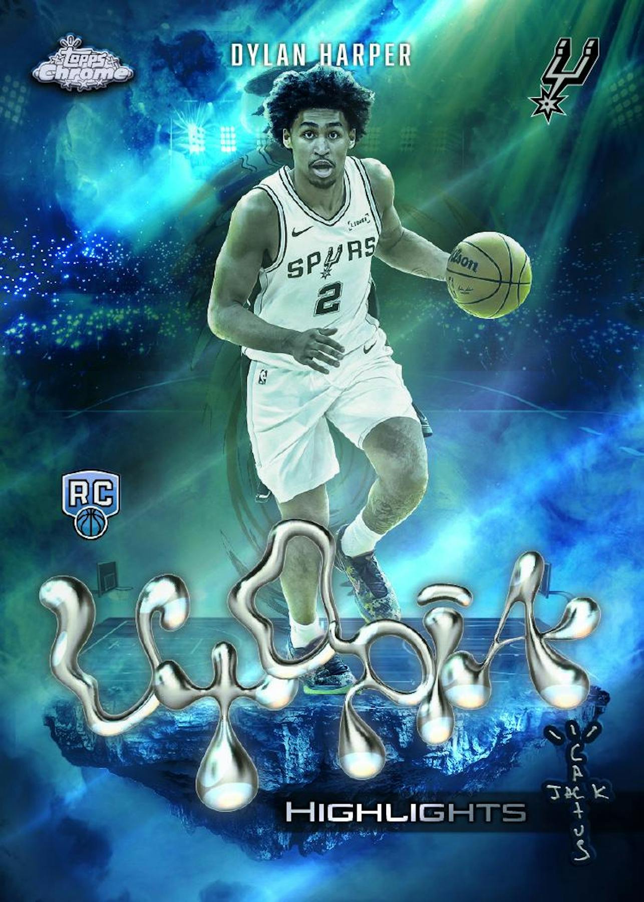 2025-26 Topps Chrome Cactus Jack Basketball Hobby 12-Box Case (Presell 6/19)