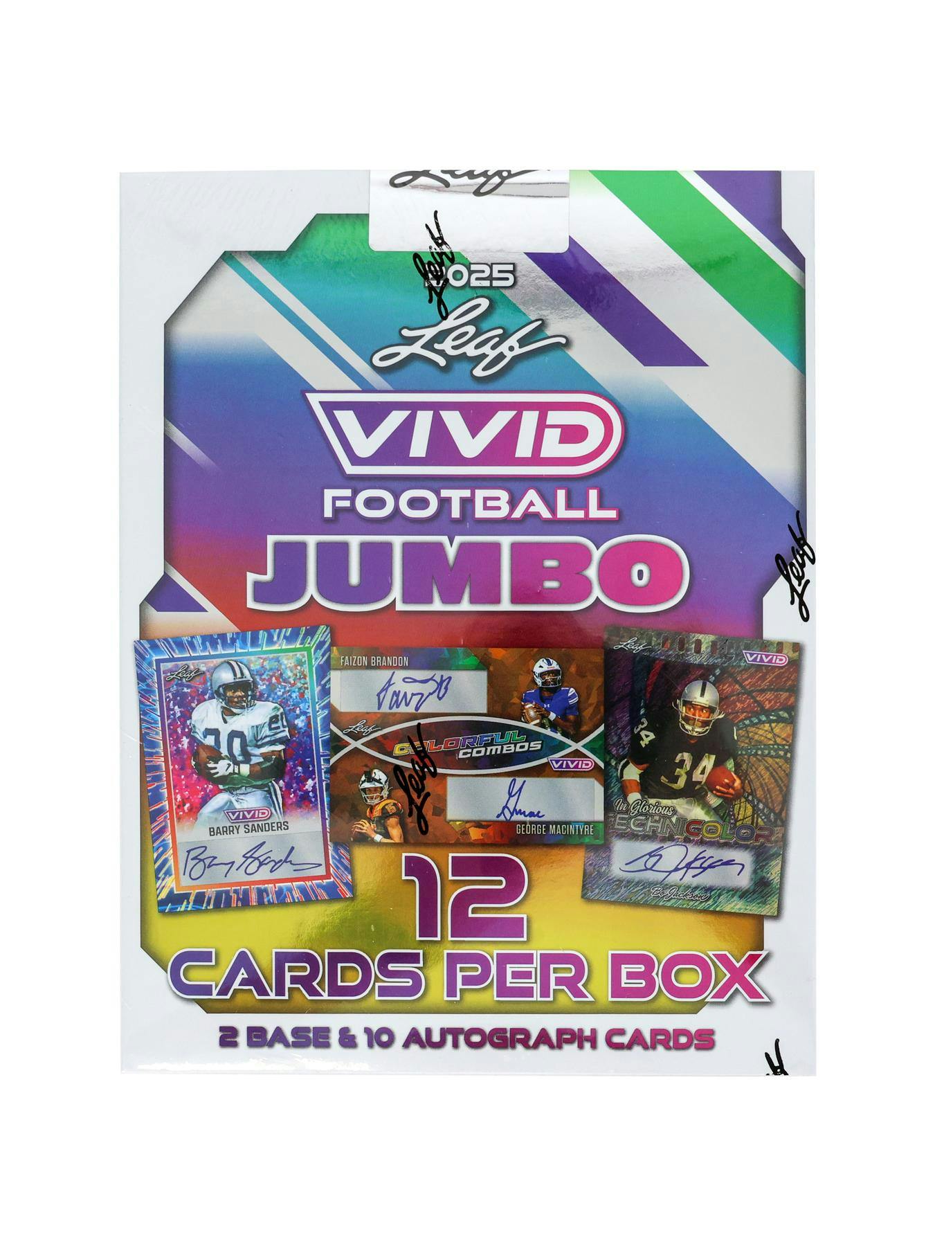 2025 Leaf Vivid Football Jumbo Box (10/1)
