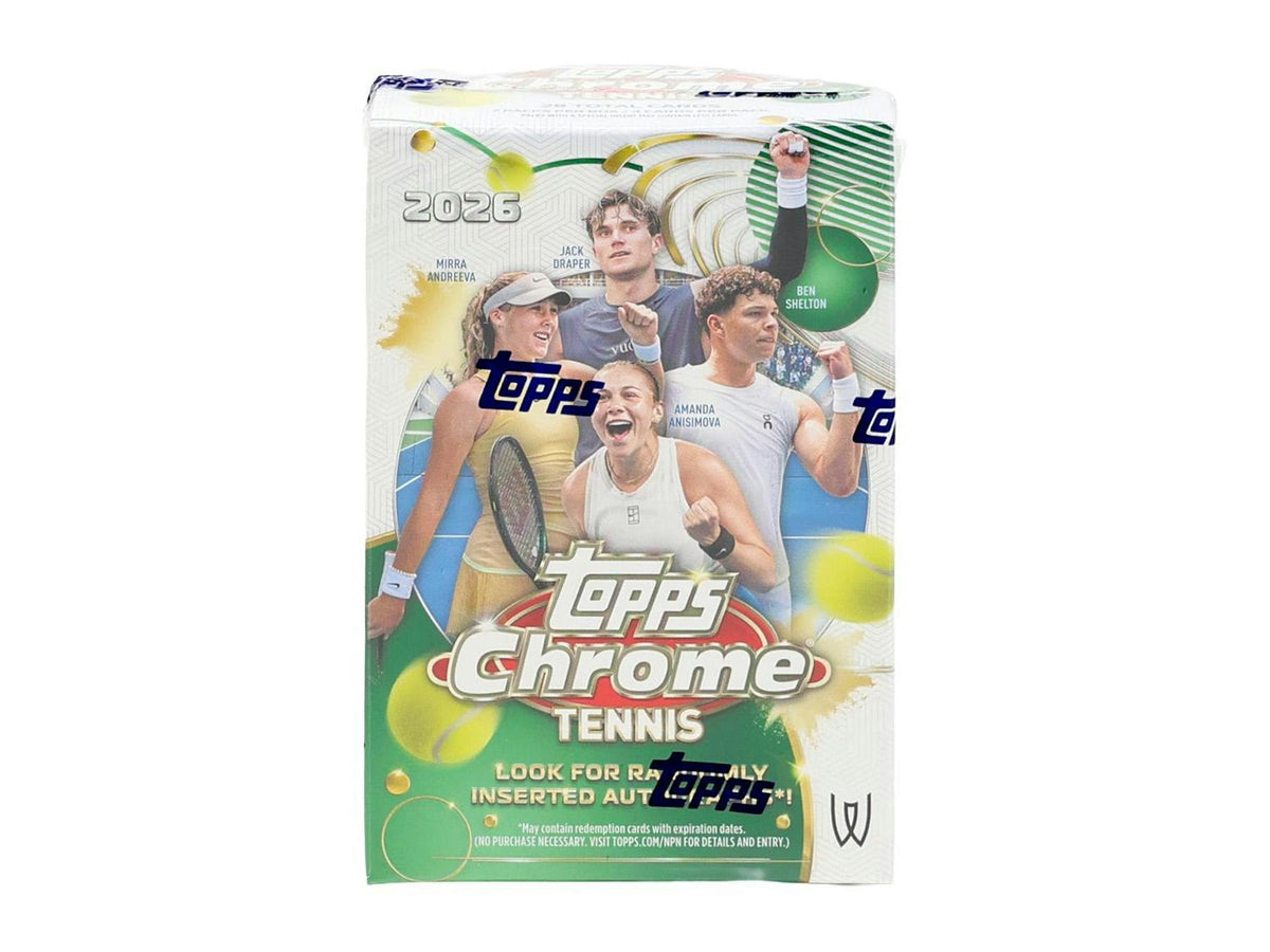 2026 Topps Chrome Tennis Blaster Box (Presell 9/30)