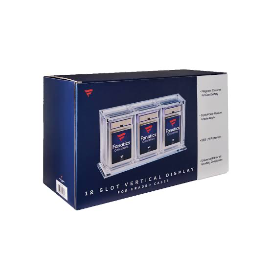 Fanatics Collectibles 3 Slot Vertical Graded Acrylic Case