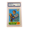 1968 TOPPS BOB GRIESE RC #196 AUTOGRAPHED AUTO GRADE PSA 10 (GC)