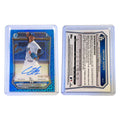 2026 BOWMAN CHROME CHRISTIAN ZAZUETA 1st BOWMAN AUTO 038/150 #CPA-CZ BLUE MOJO REFRACTOR (KC)
