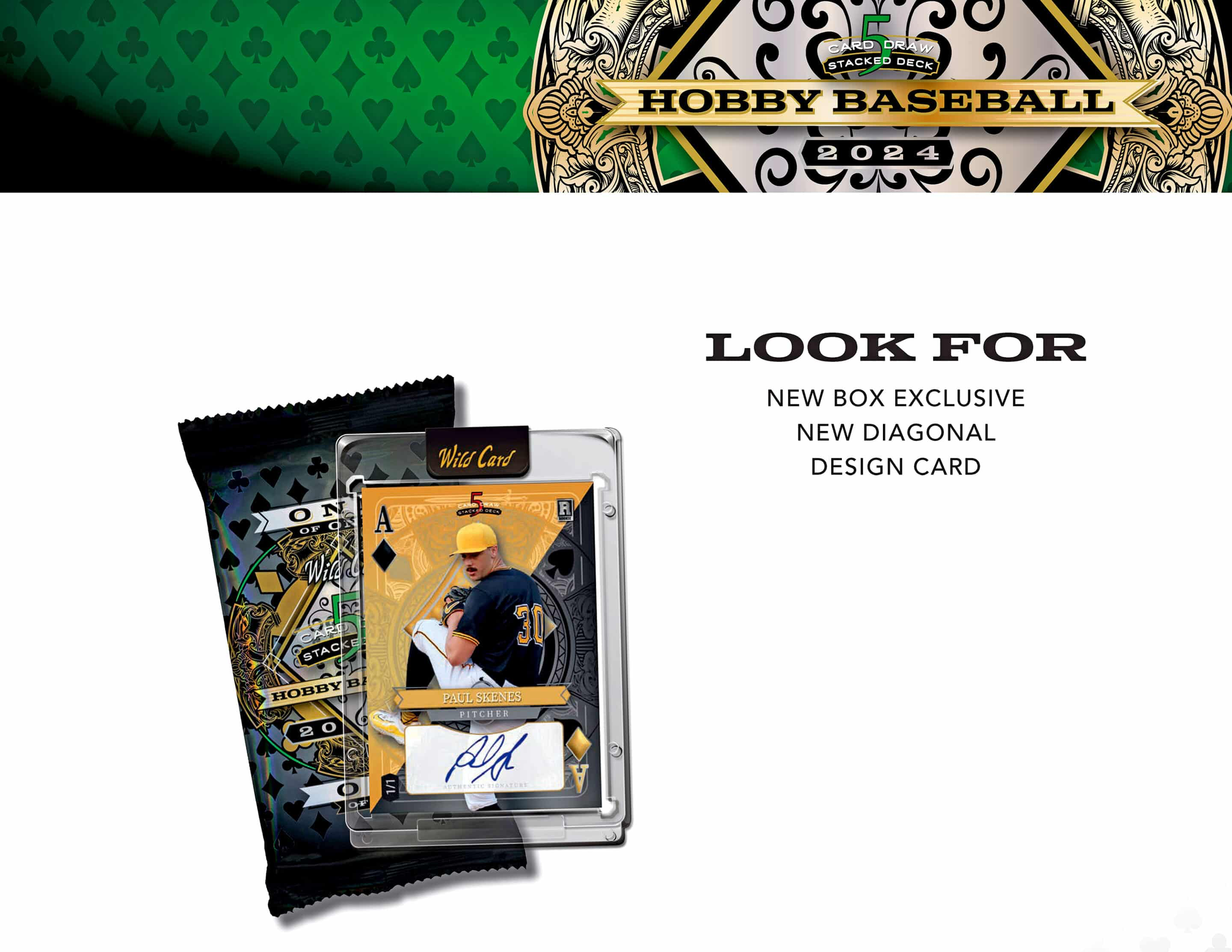 2024 Wild Card 5-Card Draw Stacked Deck Baseball Box