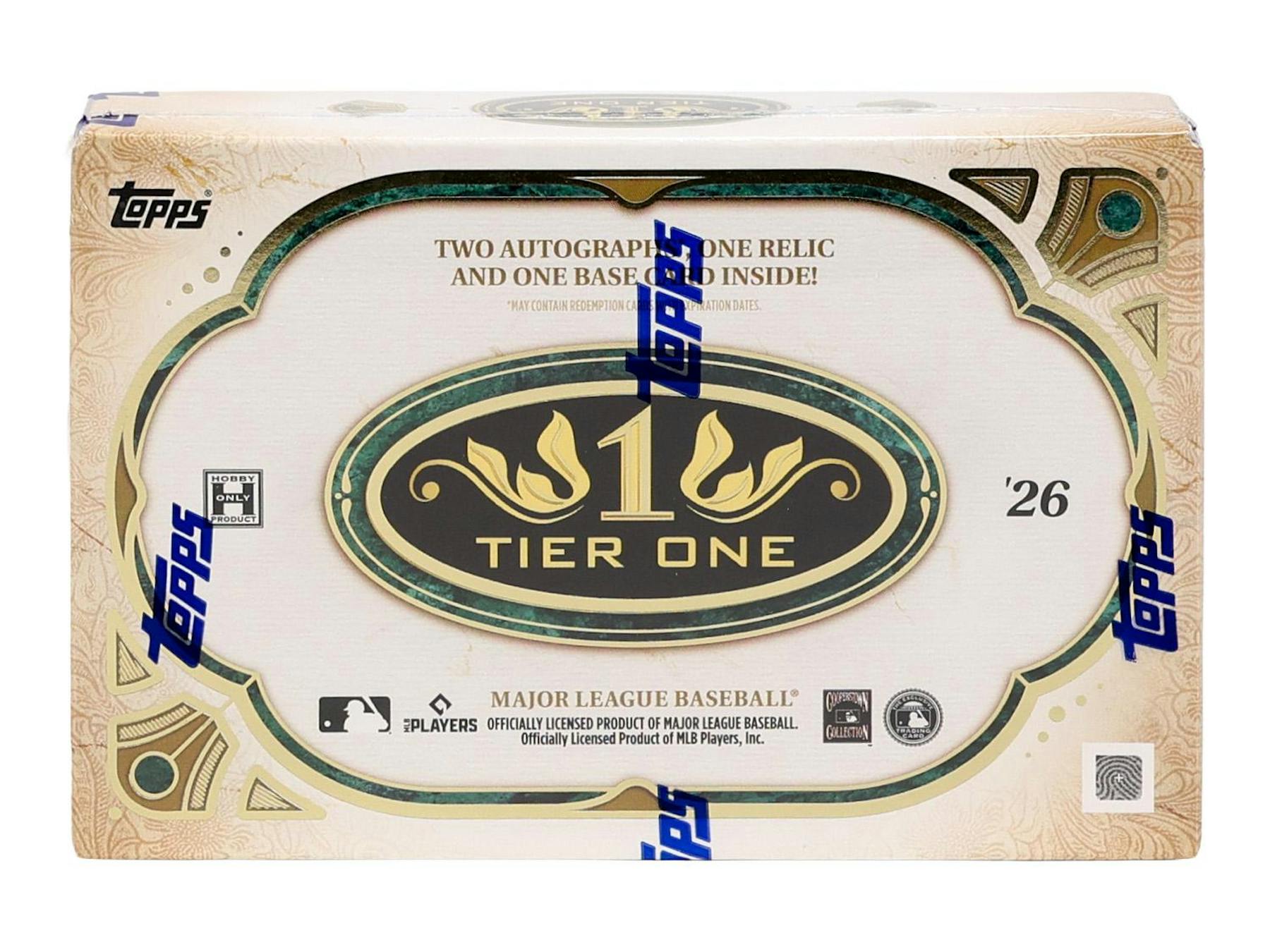 2026 Topps Tier One Baseball Hobby 12-Box Case (Presell 6/24)