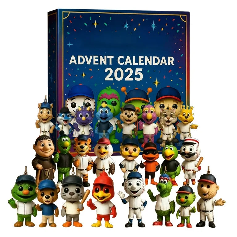 2025 2D Baseball Advent Calendar Advent Calendar (24 Days Baseball Set)