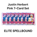 2024 Panini Elite Spellbound JUSTIN HERBERT Pink 7-Card Set – Chargers (ML)