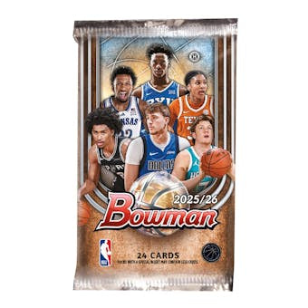 2025-26 Bowman Basketball Jumbo Hobby Pack (4/22)