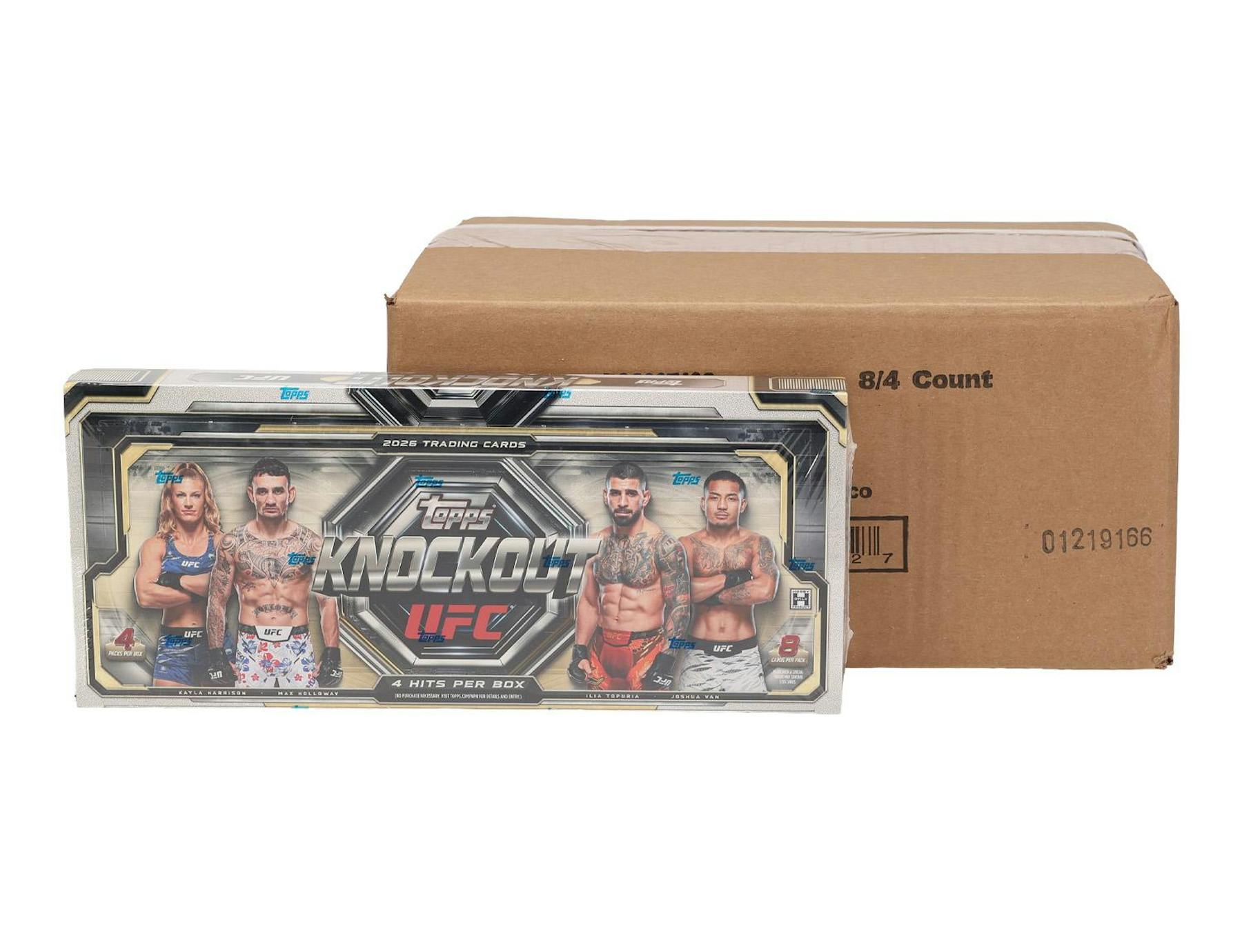 2026 Topps Knockout UFC Hobby 8-Box Case (Presell 6/26)