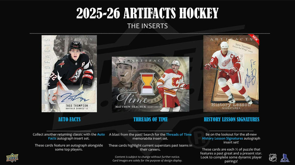 2025-26 Upper Deck Artifacts Hockey Blaster Box