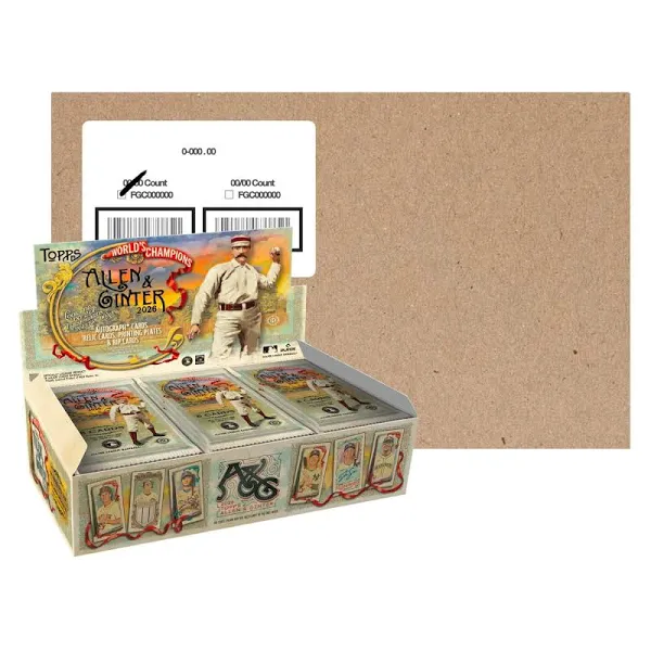 2026 Topps Allen & Ginter Baseball Hobby 12-Box Case (Presell 10/7)