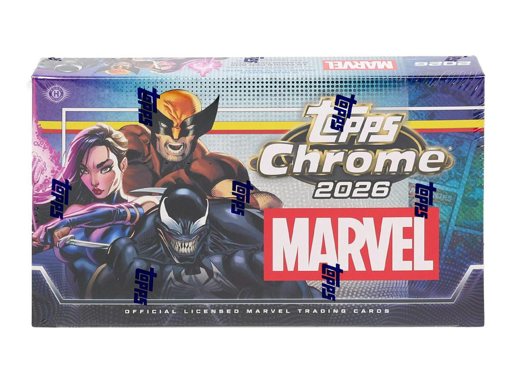 2026 Topps Chrome Marvel Comics Hobby 8-Box Case (7/1)