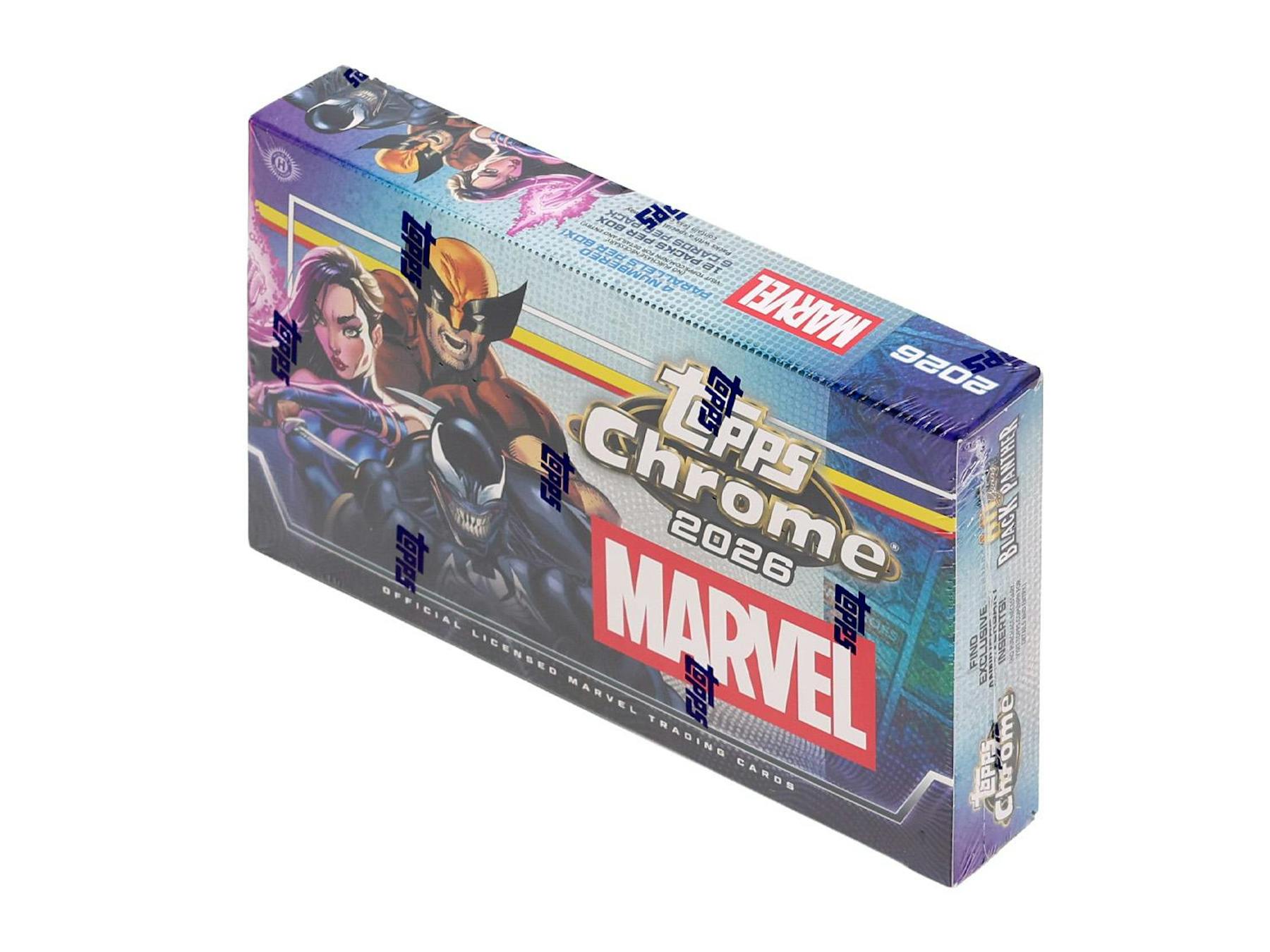 2026 Topps Chrome Marvel Comics Hobby 8-Box Case (7/1)