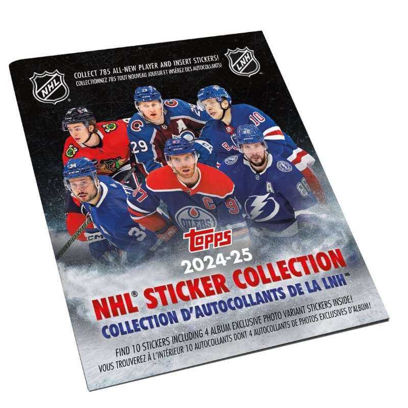2024-25 Topps NHL Hockey Sticker Collection Album