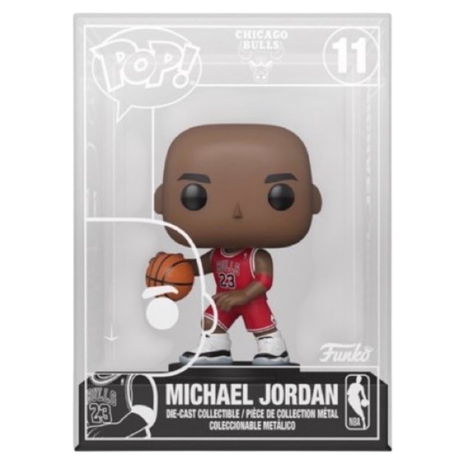 Funko POP! NBA Chicago Bulls Michael Jordan Figurine #11 (Funko Exclusive)
