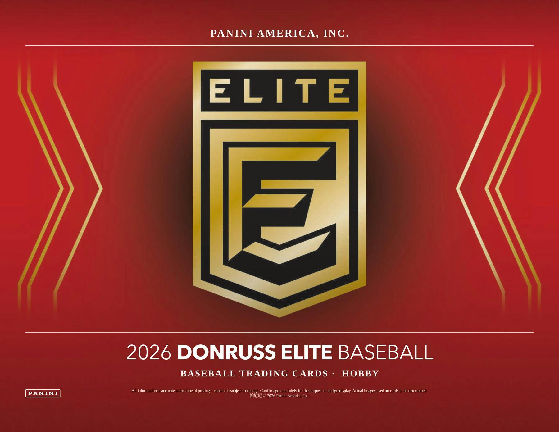 2026 Panini Donruss Elite Baseball Hobby Box (Presell 7/3)