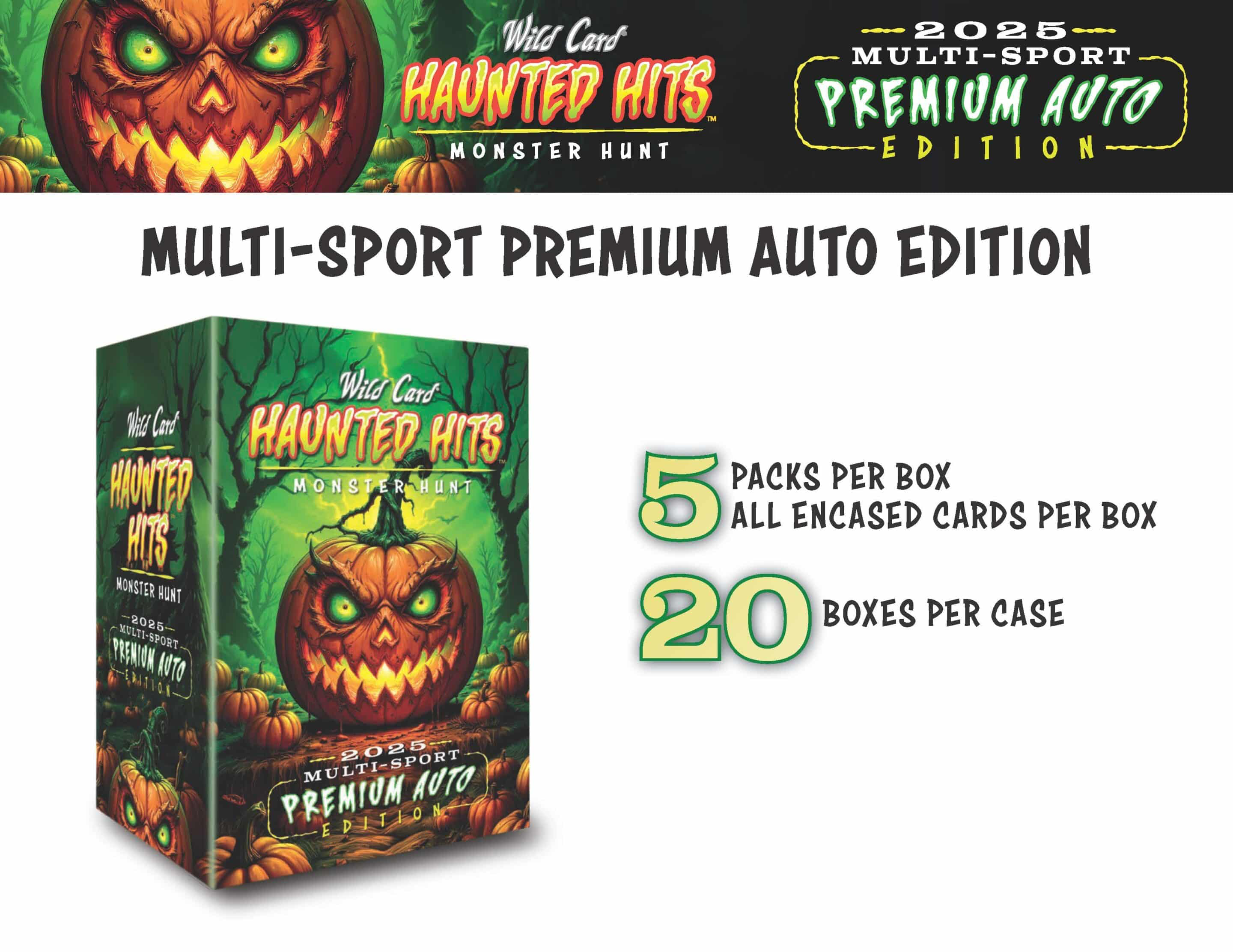 2025 Wild Card Haunted Hits Multi-Sport Premium Auto Edition Hobby 2025 Wild Card Haunted Hits Multi-Sport Premium Auto Edition Hobby