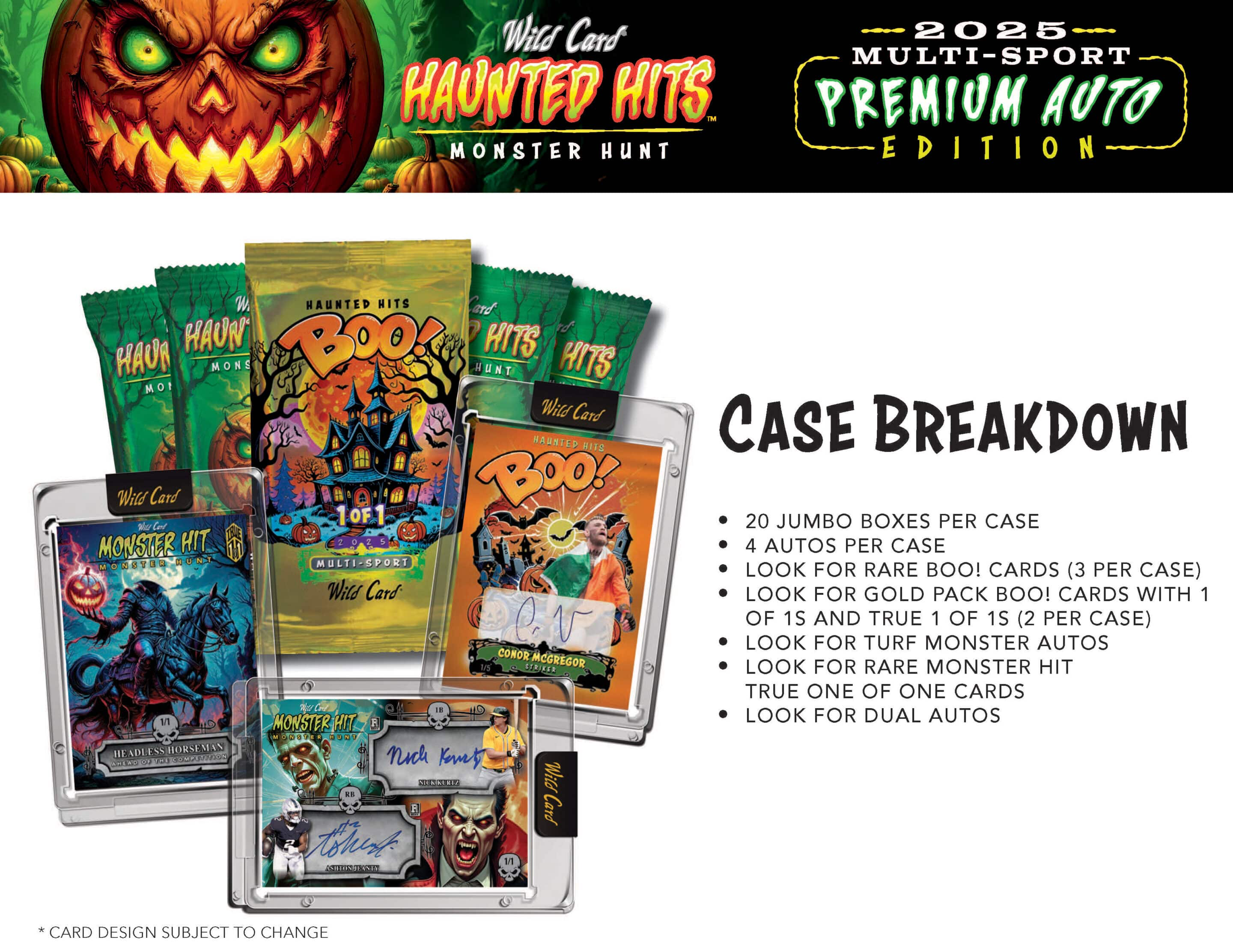 2025 Wild Card Haunted Hits Multi-Sport Premium Auto Edition Hobby 2025 Wild Card Haunted Hits Multi-Sport Premium Auto Edition Hobby