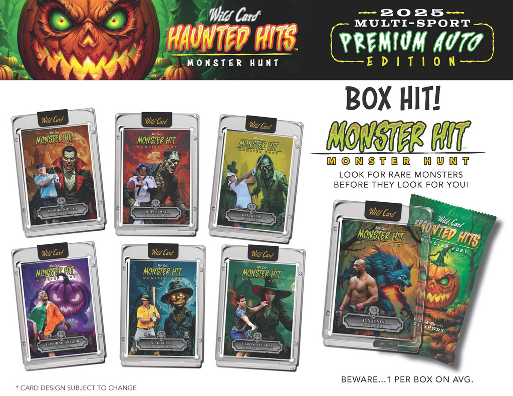 2025 Wild Card Haunted Hits Multi-Sport Premium Auto Edition Hobby Box