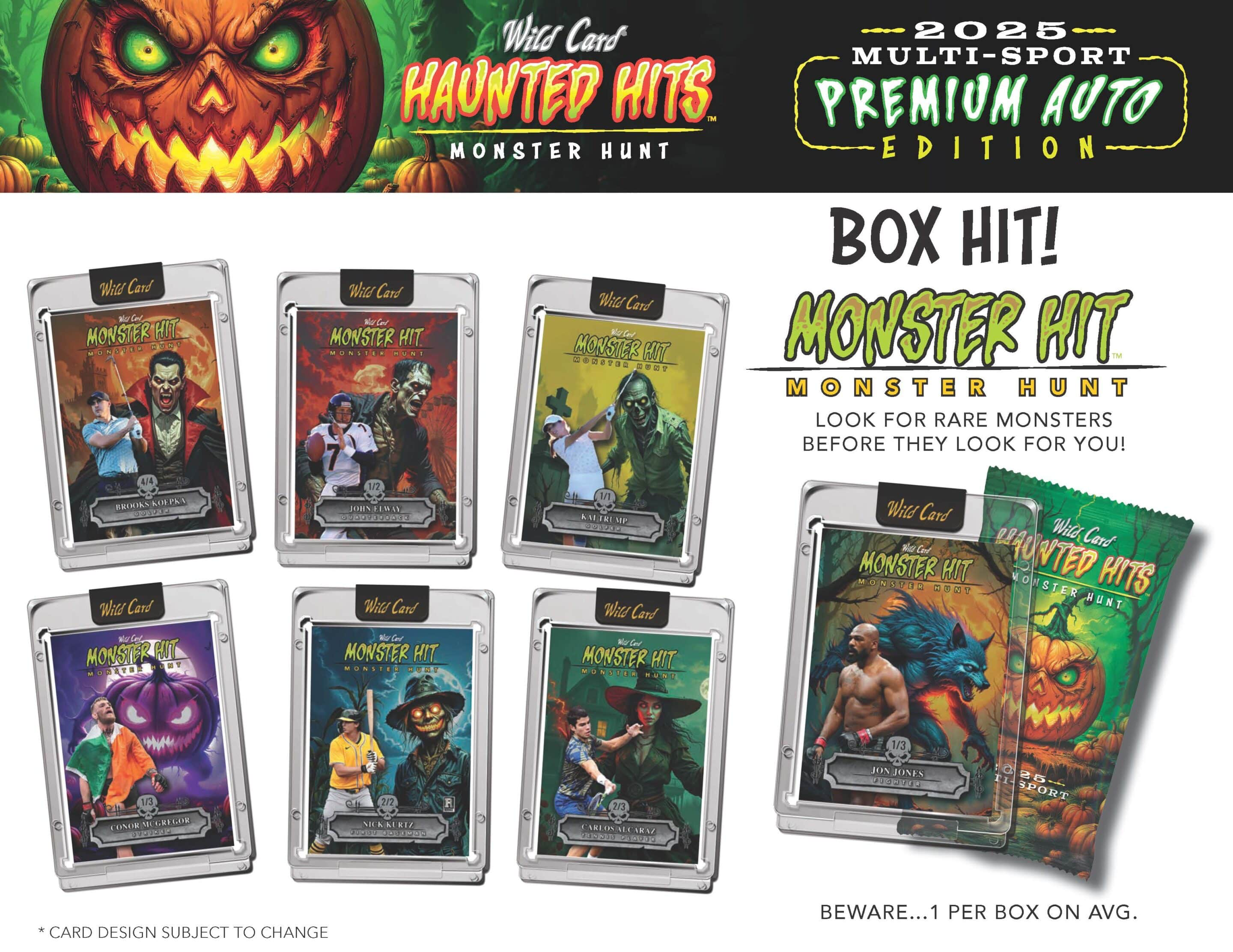 2025 Wild Card Haunted Hits Multi-Sport Premium Auto Edition Hobby Box
