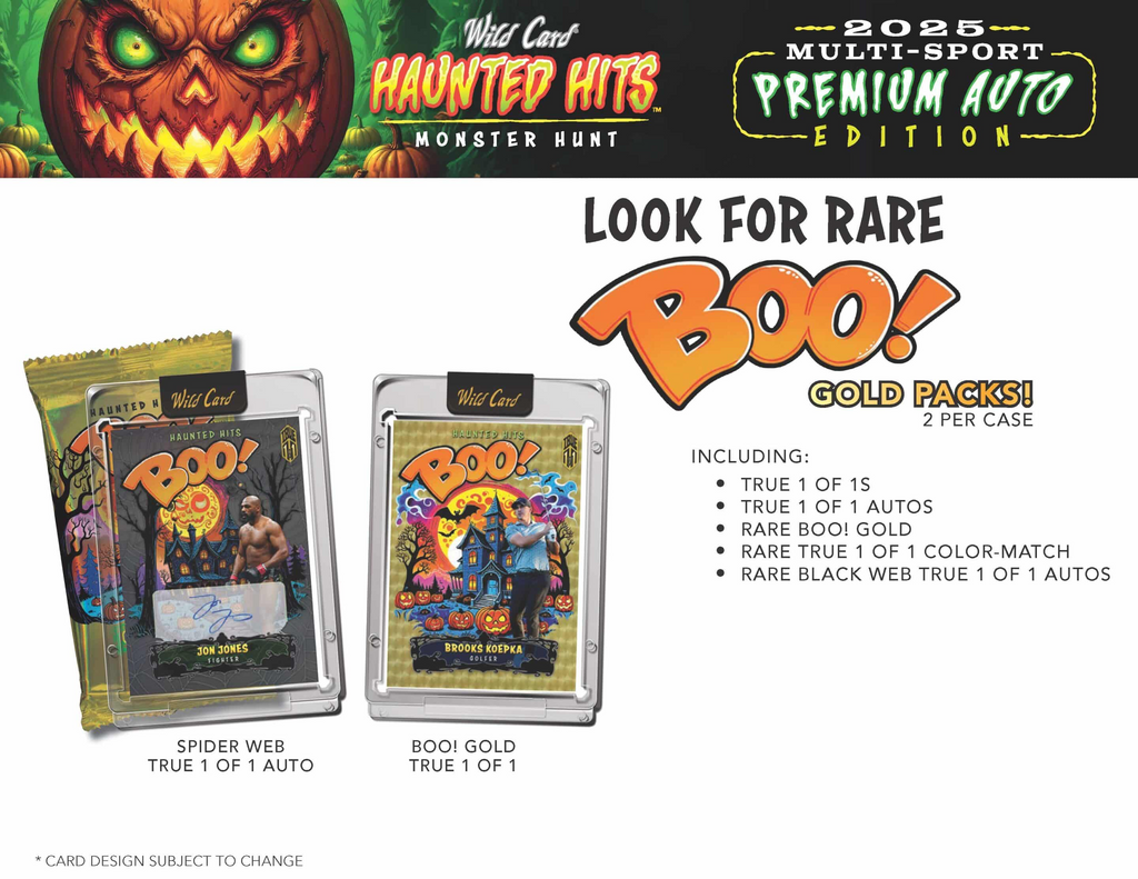 2025 Wild Card Haunted Hits Multi-Sport Premium Auto Edition Hobby Box