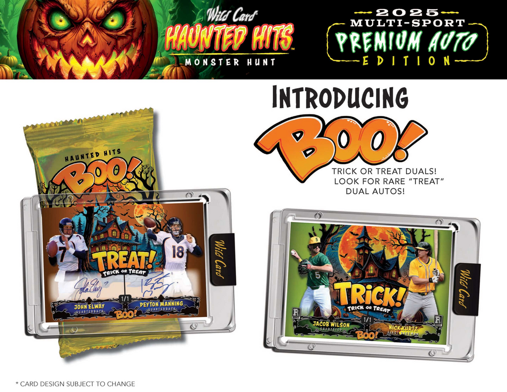 2025 Wild Card Haunted Hits Multi-Sport Premium Auto Edition Hobby Box